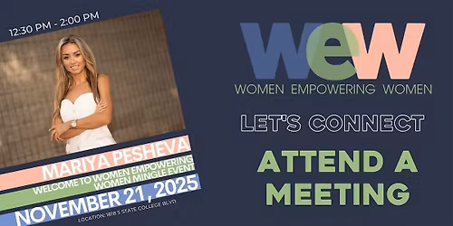 Welcome to Women Empowering Women Mingle Event - Orange County CA