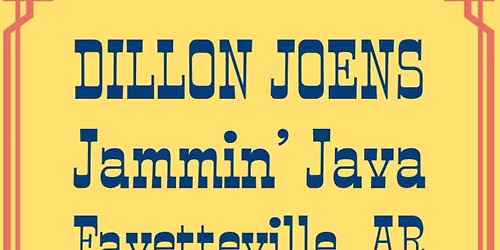 Dillon Joens at Jammin' Java