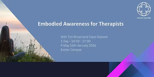 Embodied Awareness for Therapists