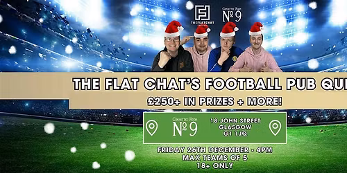 The Flat Chat's Football Pub Quiz 6!