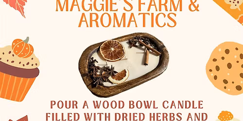 Friendsgiving: A Wood Bowl  Candle Workshop.