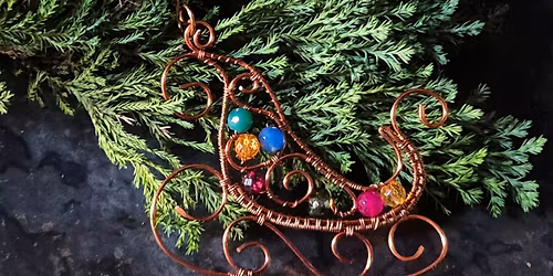 Christmas Sleigh Wire Weaving Workshop with Panache Arts