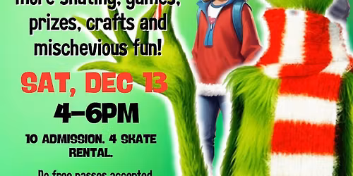 The Grinch Returns Skating Party