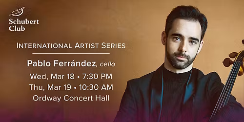 Pablo Ferr\u00e1ndez, cello