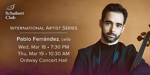 Pablo Ferr\u00e1ndez, cello