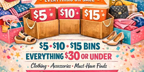 \ud83d\udecd\ufe0f Boutique Clearance Bash! \ud83d\udecd\ufe0f