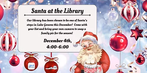 Santa at The Library