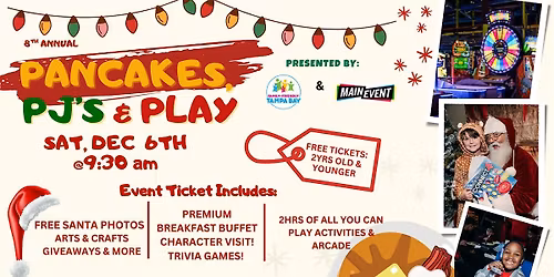 8th Annual Pancakes, PJ's & PLAY Holiday Event