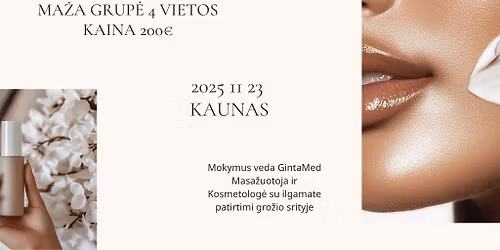 Mokymai Touch of Beauty : Veido prie\u017ei\u016bros menas Masa\u017euotojams