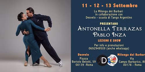 Antonella Terrazas e Pablo Inza a Roma!