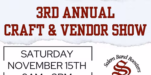 3rd Annual Craft and Vendor Show