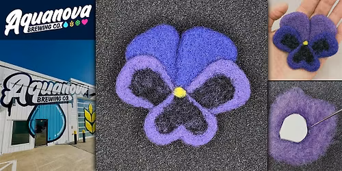 Needle Felted Pansies: Handmade Mother\u2019s Day Gifts Workshop