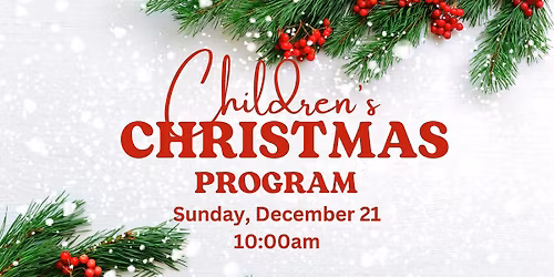 Children's Christmas Program