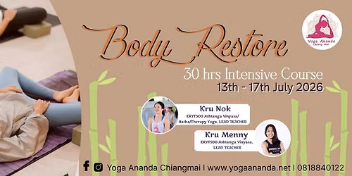 30 Hours Body Restore Intensive Yoga Course