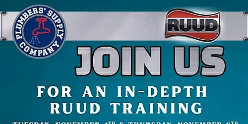 RUUD IN-DEPTH TECHNICAL PRODUCT TRAINING