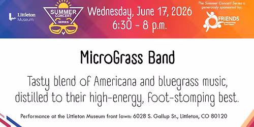 MicroGrass Band: Summer Concert Series