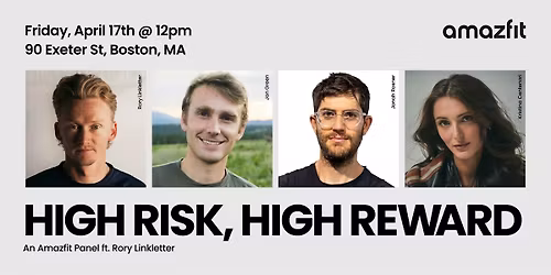 High Risk, High Reward: An Amazfit Panel ft. Rory Linkletter