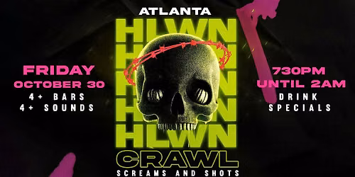 Atlanta's Haunted Hop 2026: Halloween Bar Crawl (Friday, Oct 30)