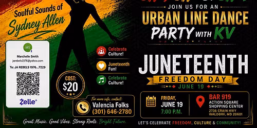 Soulful Urban Line Dancing Party
