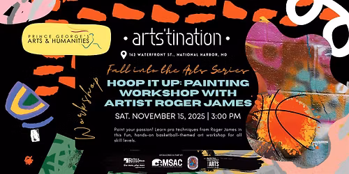 Hoop It Up: Painting Workshop with Resident Artist Roger James