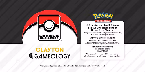 POKEMON - League Cup Event - Gameology CLAYTON - 29\/11\/25