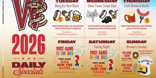 Wisconsin Timber Rattlers vs. Beloit Sky Carp