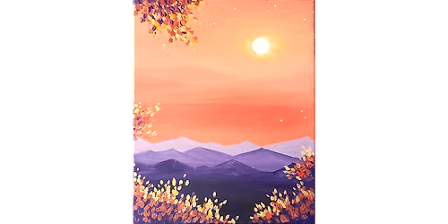 Autumn Mountain Evening - Paint and Sip in Chicago | Classpop!\u2122