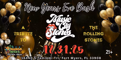 NEW YEAR'S EVE with  MUSIC CITY STONES - A Tribute to THE ROLLING STONES