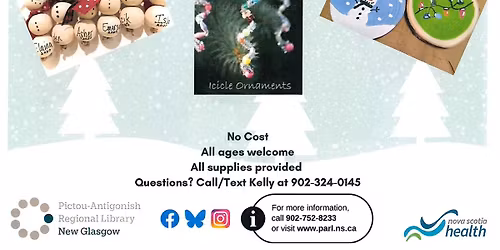 Craft & Chat, for Mental Wellness (drop-in) - New Glasgow