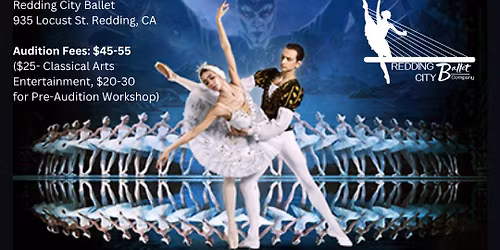 Swan Lake Auditions in Redding: International Ballet Stars & We Dance Program!