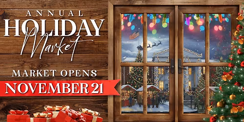 Annual Indoor Holiday Market Opens at The Art Center in Blue Ridge, GA, on November 21st, 2025!