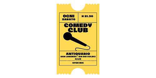 STAND-UP COMEDY CLUB ANTIQUARIO 18\/04