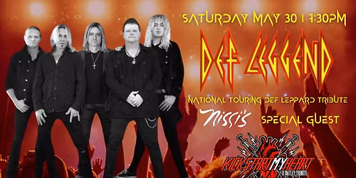 Def Leggend | Nat'l Touring Def Leppard Tribute special guest Kickstart My Heart