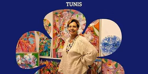INSPIRATION FLORALE .Exposition personnelle de LEILA FARHAT.Al'espace MACAM-Cite de la culture-TUNIS