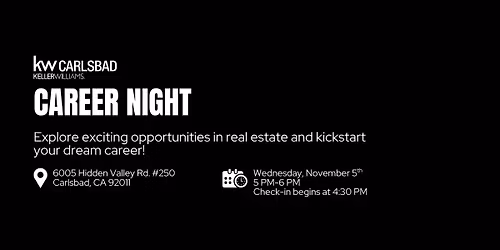 Keller Williams Carlsbad Career Night
