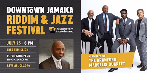 Downtown Jamaica Riddim and Jazz Festival: The Branford Marsalis Quartet