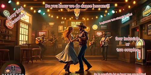 Dance Lessons every Fourth Saturday! 4\/24