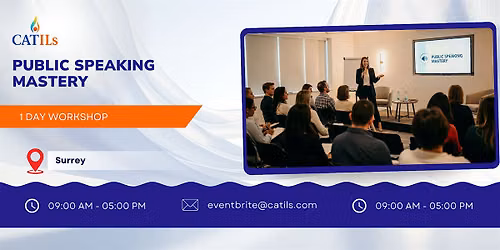 Public Speaking Mastery: 1 Day Workshop in Surrey