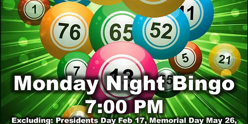 Monday Night Bingo