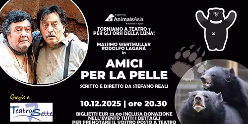 Amici per la Pelle | A Teatro7 per gli Orsi della Luna