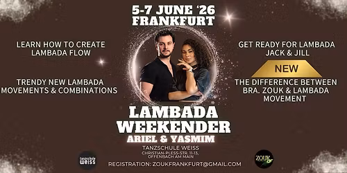 Lambada Intensive with Ariel & Yasmim, Frankfurt  