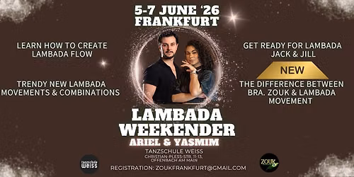 Lambada Intensive with Ariel & Yasmim, Frankfurt  