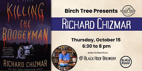 Author Event: Richard Chizmar Killing the Boogeyman