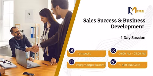 Sales Success & Business Development \u2013 1 Day Session in Tampa, FL
