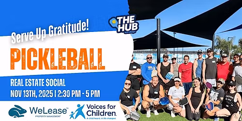 Serve Up Gratitude! Pickleball & Real Estate Social