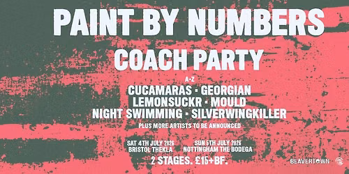 Paint By Numbers 2026 | Thekla, Bristol - 4th July 2026