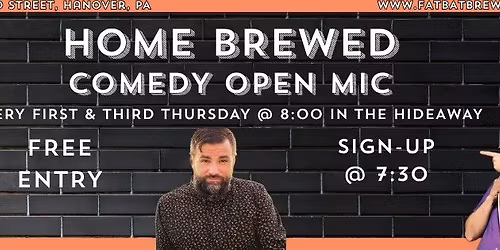 Fat Bat Open Mic Comedy - now twice per month