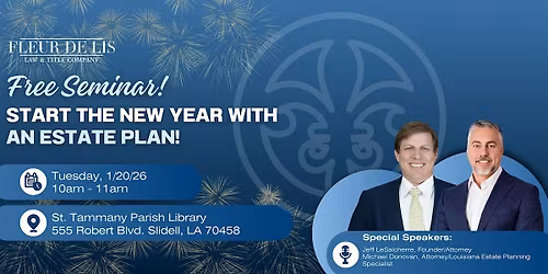 Start the New Year with Clarity: Free Estate Planning Seminar