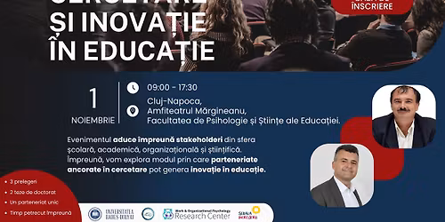 Cercetare \u0219i inova\u021bie \u00een Educa\u021bie