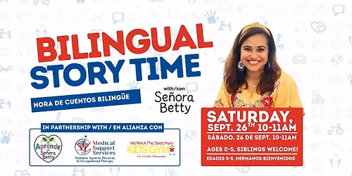 Bilingual Story Time with We Rock The Spectrum and Medical Support Services 